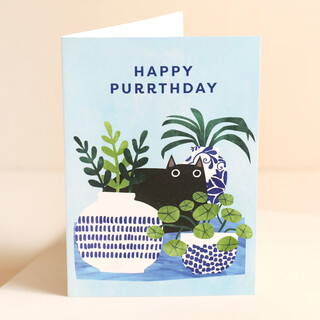 Happy Purrthday Birthday Card