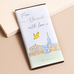 From Norwich With Love Milk Chocolate Bar