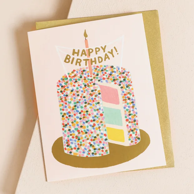Rifle Paper Co. Layer Cake Birthday Card Rifle Paper Co. Layer Cake Birthday Card