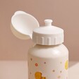 Close up of the easy spout on the Sass & Belle Children's Bee Metal Water Bottle