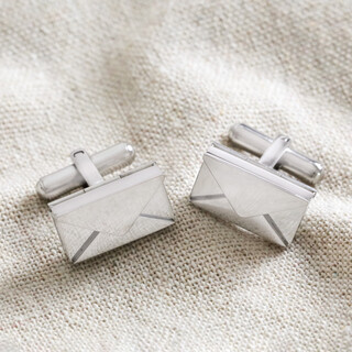 Silver Envelope Cufflinks