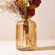 Close Up of Vase in Earthly Amber Dried Flower Posy with Vase