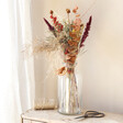 Lifestyle Shot of Large Earthly Amber Dried Flowers Letterbox Gift Arranged in Vase