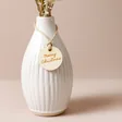 Close Up of Vase of Merry Christmas Dried Flower Posy Letterbox Gift