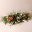 Sugar Plum Dried Flower Table Decoration Without Candles on White Surface