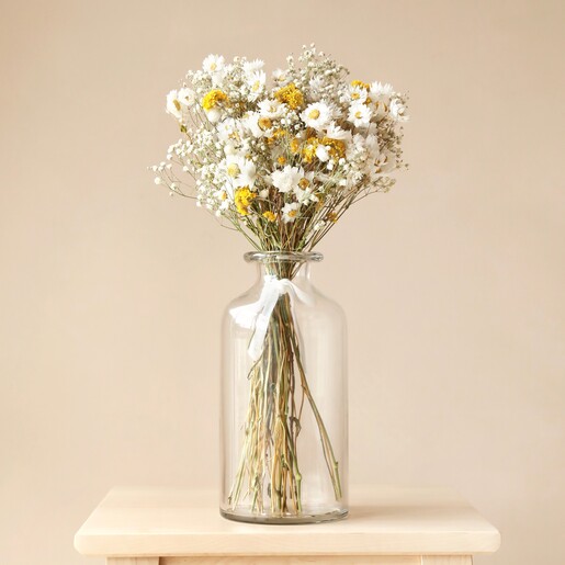 Golden Daisy Dream Dried Flower Bouquet | Lisa Angel
