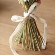 Close up of Stems on Wildflower Dried Flower Wedding Posy