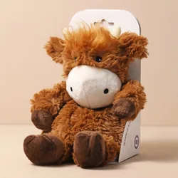 Warmies Junior Highland Cow Soft Toy