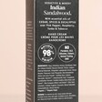 Aery Indian Sandalwood Hand Cream on neutral background back of package