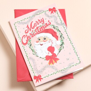 The Art File Merry Christmas Santa Kitchmas Christmas Card