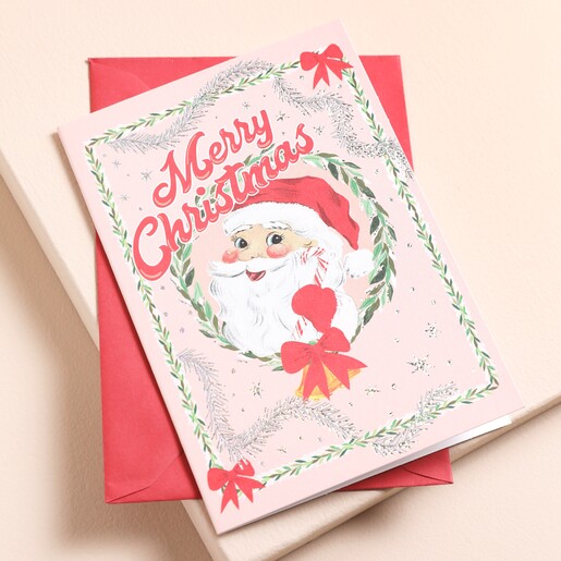 Merry Christmas Santa Kitchmas Christmas Card Merry Christmas Santa Kitchmas Christmas Card