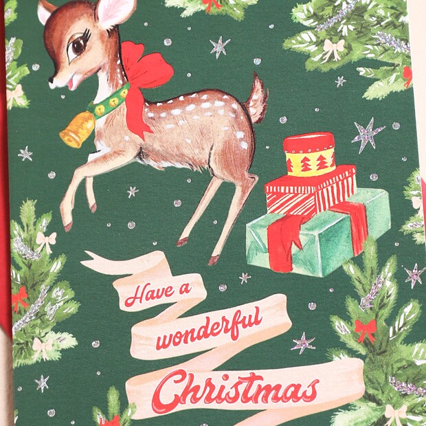 Wonderful Christmas Card | The Art File | Lisa Angel