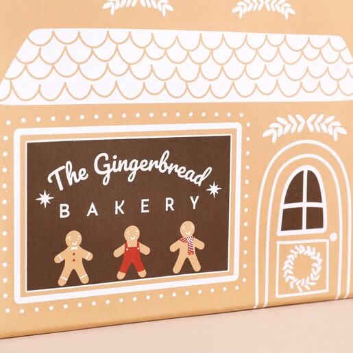 Close Up of Fill Your Own Gingerbread Bakery Advent Calendar Front Cover