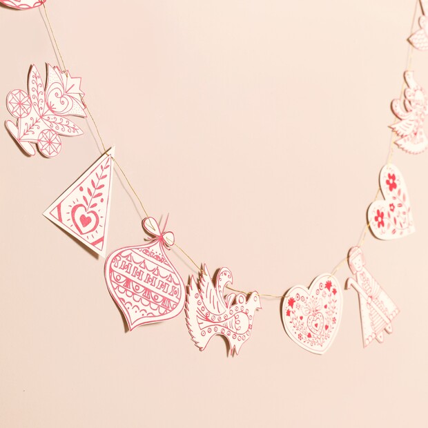 Afroart Swedish Pendants Folklore Garland