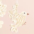 Quilled Dove Hanging Decoration