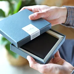Men's Leather Wallet in Black