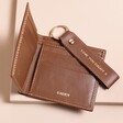 Men's Leather Wallet and Keyring Gift Set