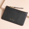 Leather Card Purse in Black