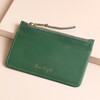 Leather Card Purse in Green