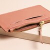 Minimal Leather Purse in Pink