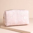 Small Rose Celestial Linen Wash Bag