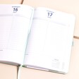 Opened Page of Diary Planner