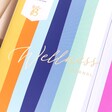 Close Up of Stripe Wellness Journal