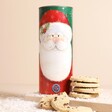 Farmhouse Christmas Chocolate Chip Biscuits Santa Tube