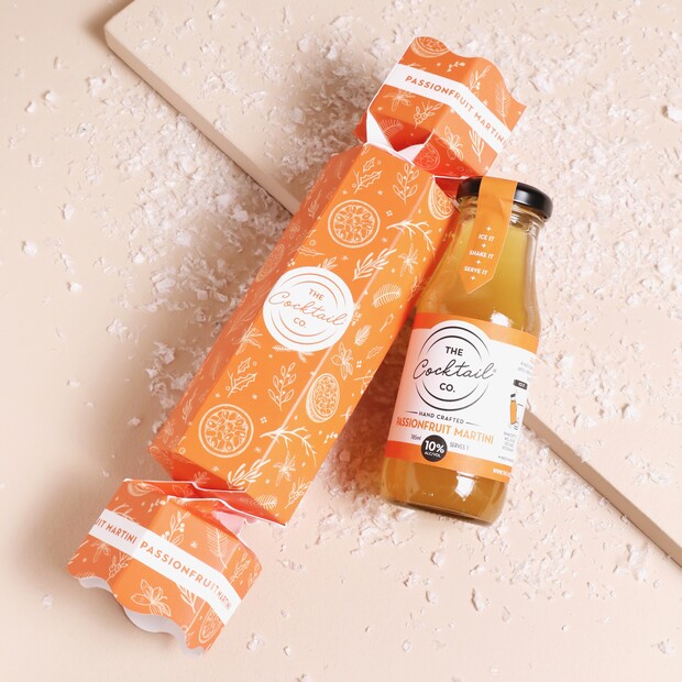 The Cocktail Co Passion Fruit Martini Christmas Cracker The Cocktail Co Passion Fruit Martini Christmas Cracker