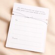 Gift Writing Card