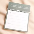 Gift Writing Card