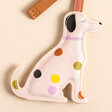 Caroline Gardner Colourful Spotty Dog Keyring