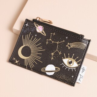 House of Disaster After Dark Black Zip Purse