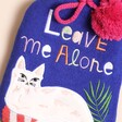 Close Up of House of Disaster Catnip 'Leave Me Alone' Hot Water Bottle 