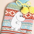 Close Up of Moomin Fair Isle Hot Water Bottle