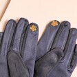 House of Disaster Secret Garden Bee Gloves with finger embroidery details