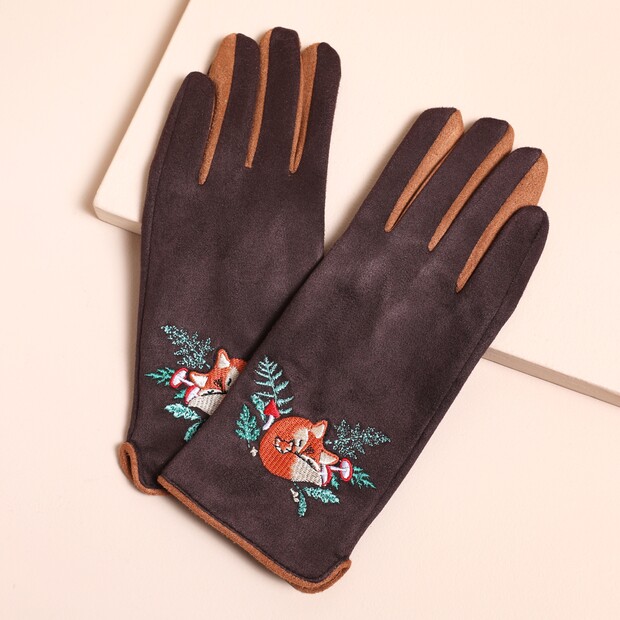 House of Disaster Secret Garden Mother & Baby Fox Gloves