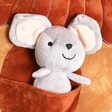 Close Up of Mouse in the House of Disaster Secret Garden Mouse Hot Water Bottle