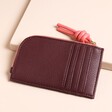  Knot Card Purse in Burgundy