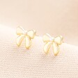 Estella Bartlett Pearl Bow Stud Earrings