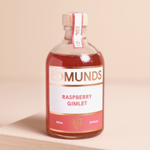 A raspberry gimlet 100ml premixed cocktail