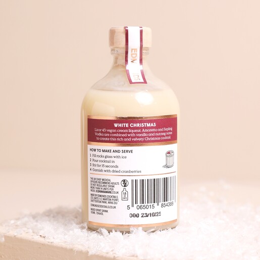 Back of White Christmas Cocktail