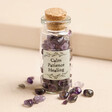 East of India Bottle of Amethyst Crystals