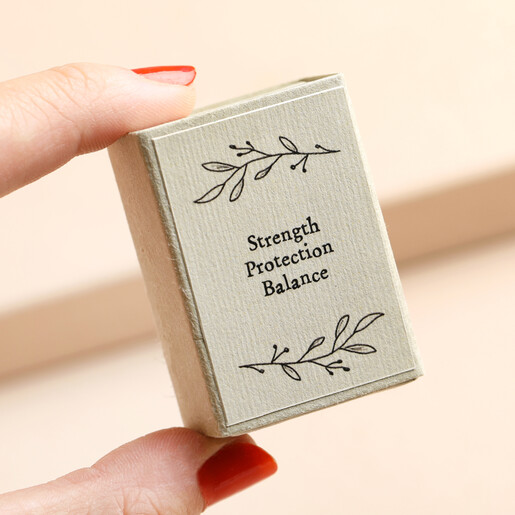 East of India Blue Sodalite Crystal Matchbox