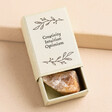 East of India Yellow Aventurine Crystal Matchbox in Box