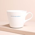 Medium Ceramic 'But First Coffee' White Mug