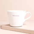 Medium Ceramic 'Breathe' White Mug