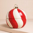 Candy Cane Stripe Cinnamon Bauble Candle