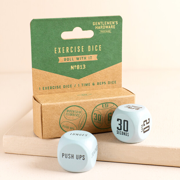 Gentlemen's Hardware Exercise Dice Set of 2