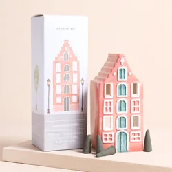 Paddywax Amsterdam House Incense and Tea Light Holder